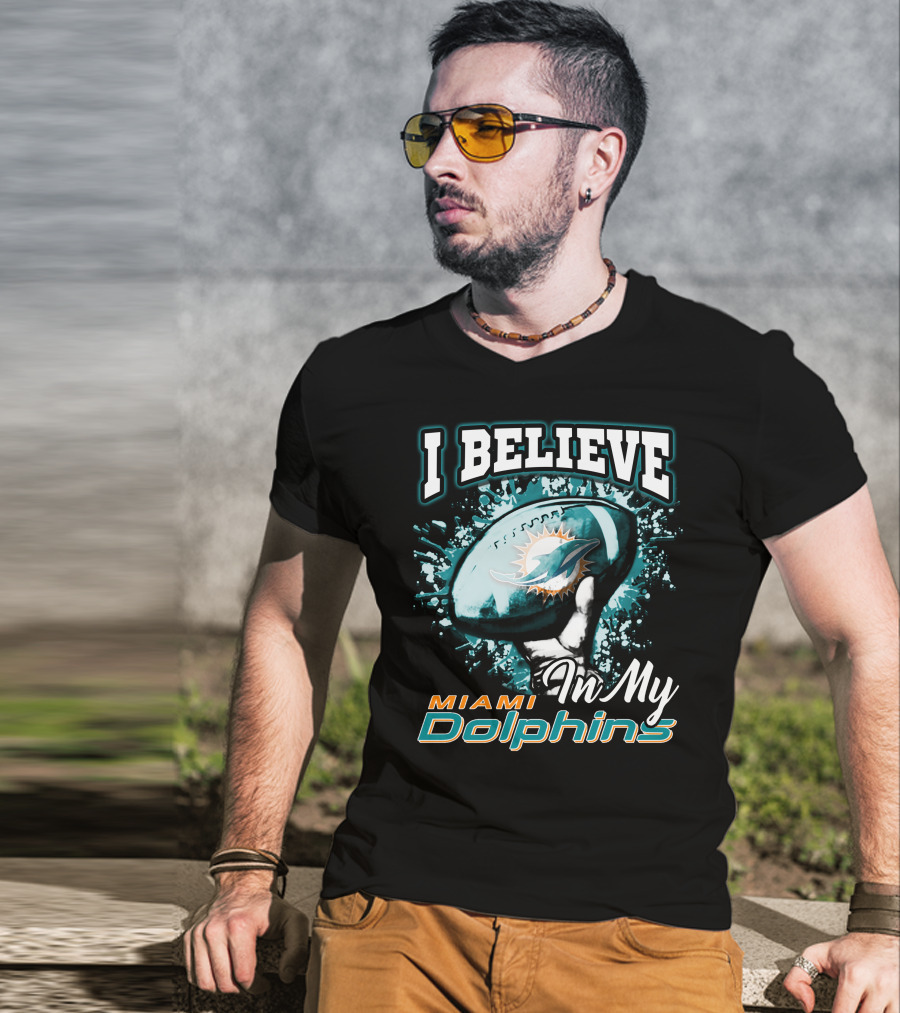 I Believe In My Miami Dolphins Football Victory T-Shirt