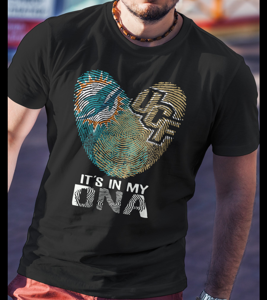 Miami Dolphins Ucf It's In My Dna T-Shirt