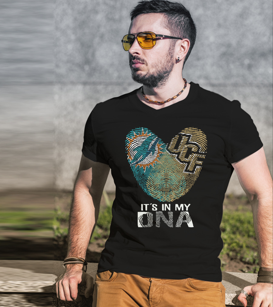 Miami Dolphins Ucf It's In My Dna T-Shirt