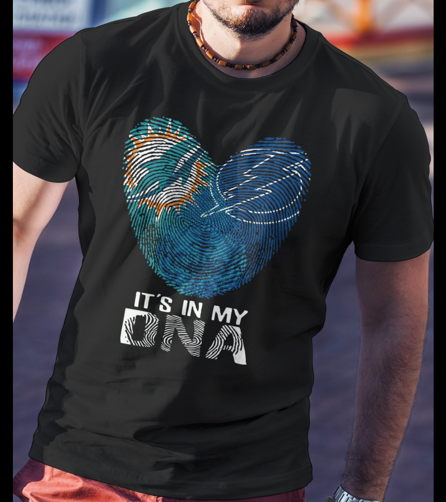 It's In My Dna Miami Dolphins T-Shirt