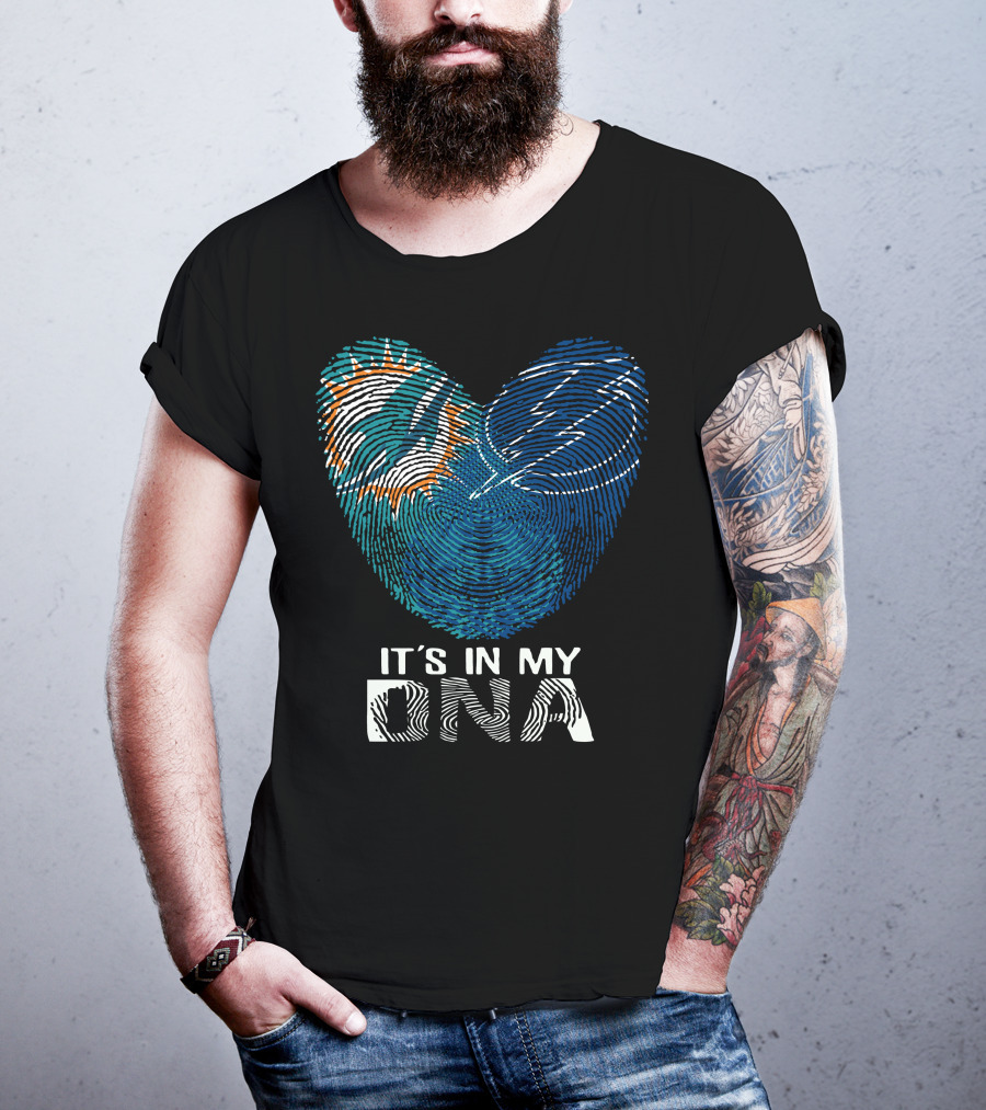It's In My Dna Miami Dolphins T-Shirt