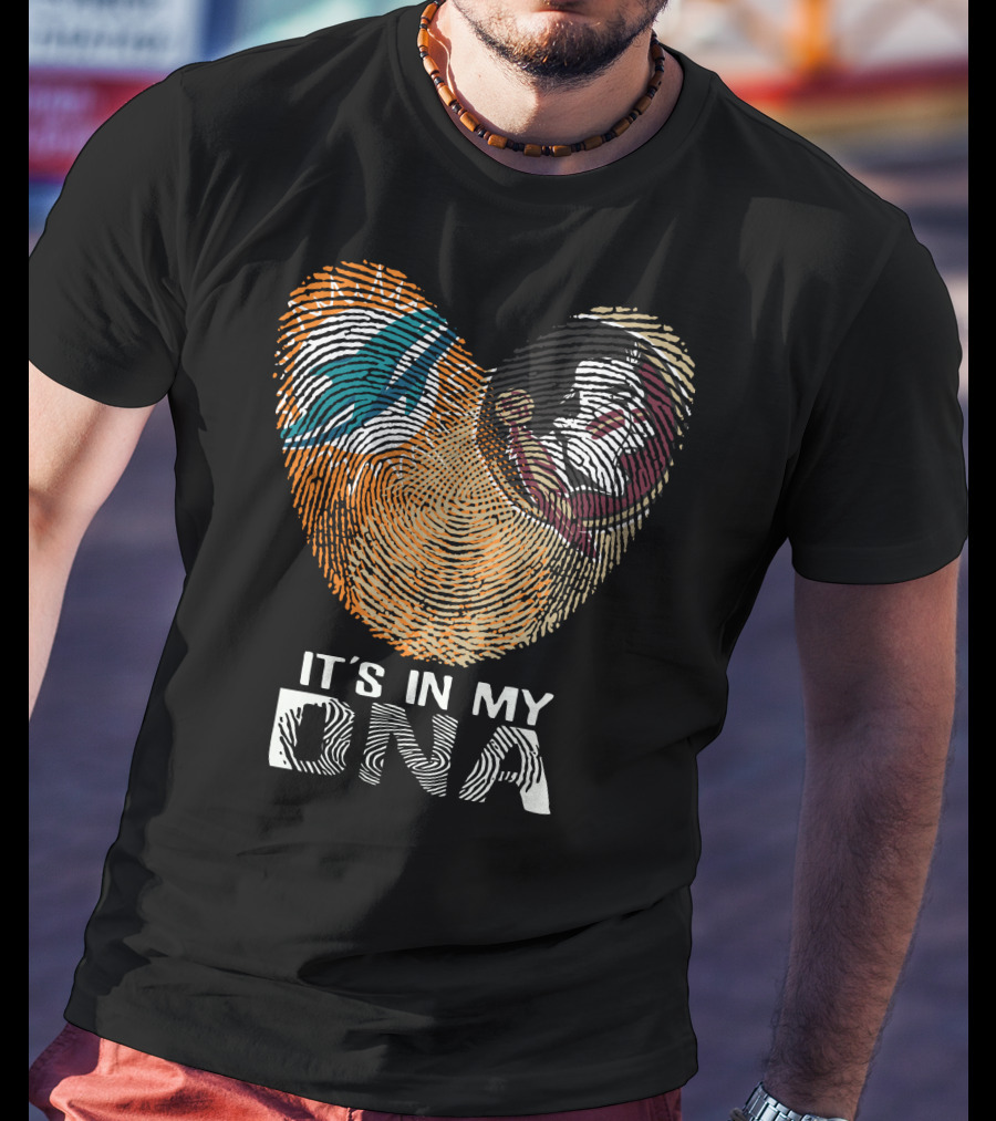 Miami Dolphins Seminoles It's In My Dna T-Shirt