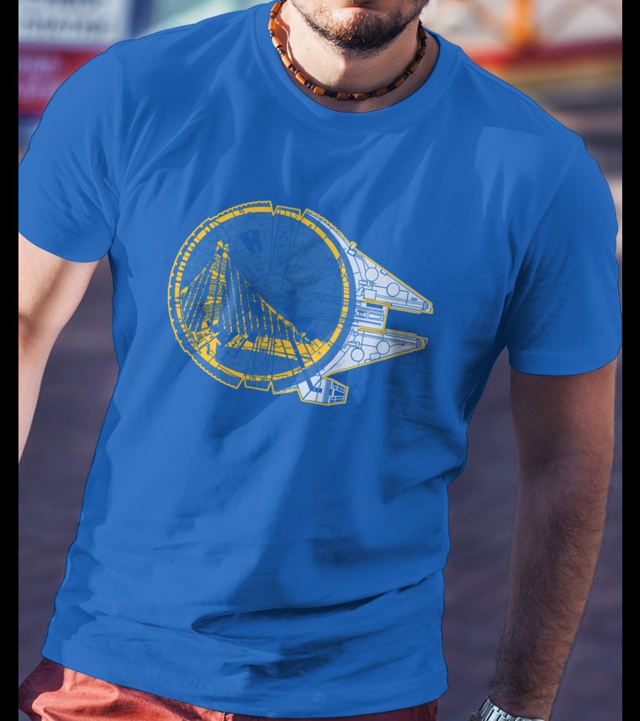 Golden State Warriors Millennium Falcon T-Shirt