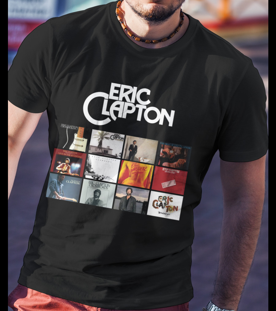 Eric Clapton Album Collection Essentials T-Shirt