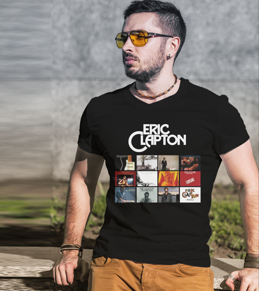 Eric Clapton Album Collection Essentials T-Shirt