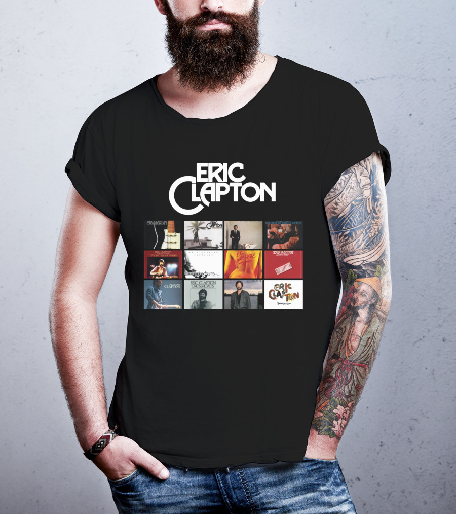Eric Clapton Album Collection Essentials T-Shirt