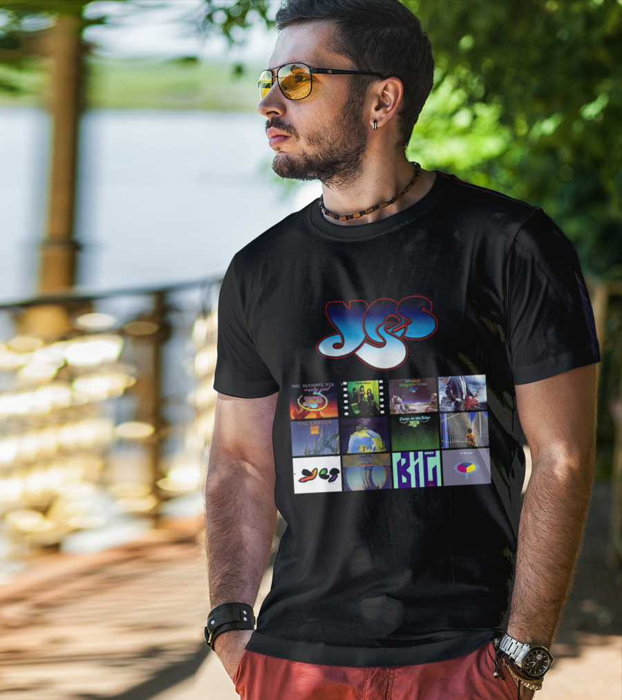 Yes Band Album Collection Highlights Classic Covers And Iconic T-Shirt