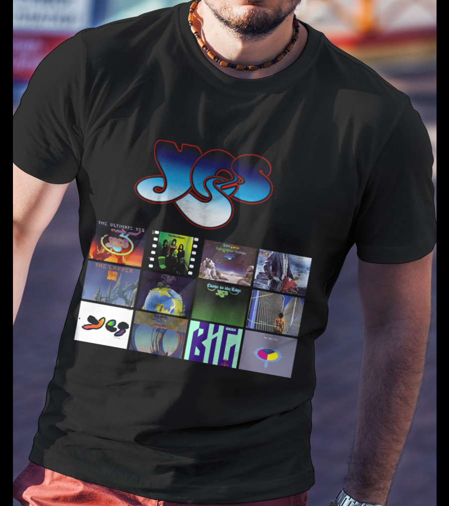 Yes Band Album Collection Highlights Classic Covers And Iconic T-Shirt