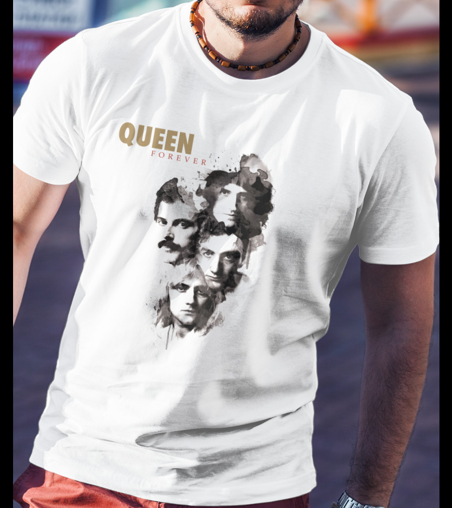 Queen Forever Band Faces Montage T-Shirt