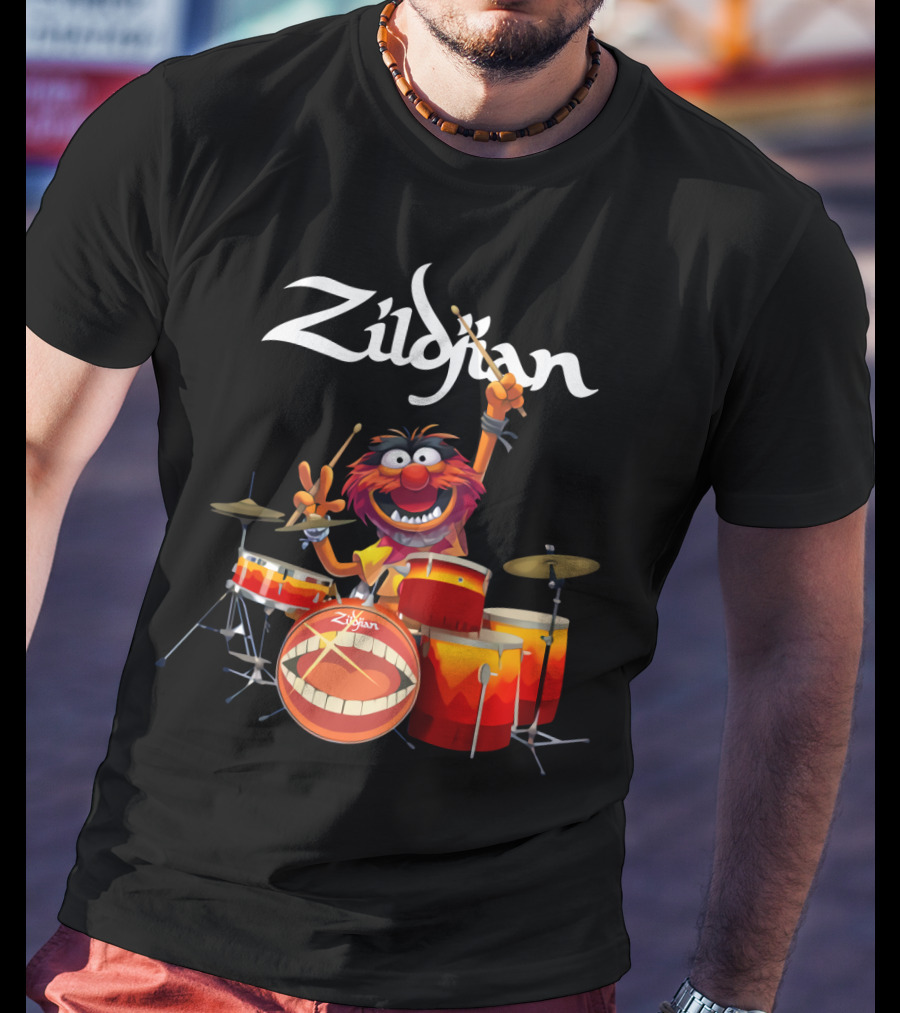 Zildjian Muppets Animal Drumming Enthusiast T-Shirt