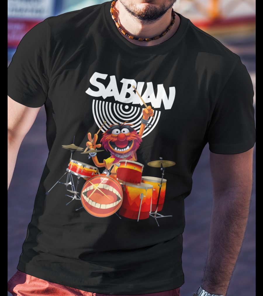The Muppets Animal Sabian Drums T-Shirt