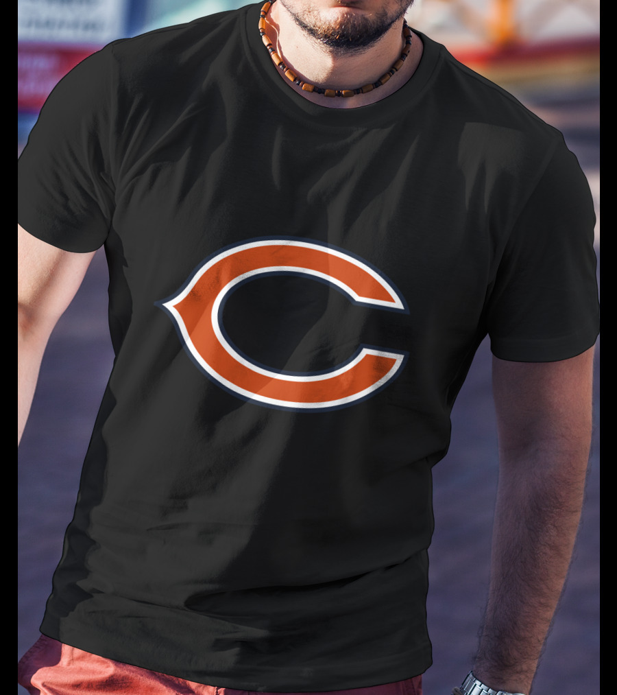 Chicago Bears Iconic Orange C T-Shirt