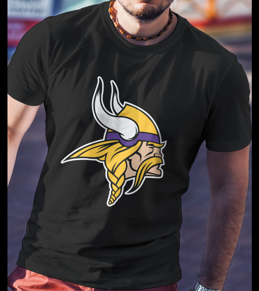 Minnesota Vikings Viking Head T-Shirt