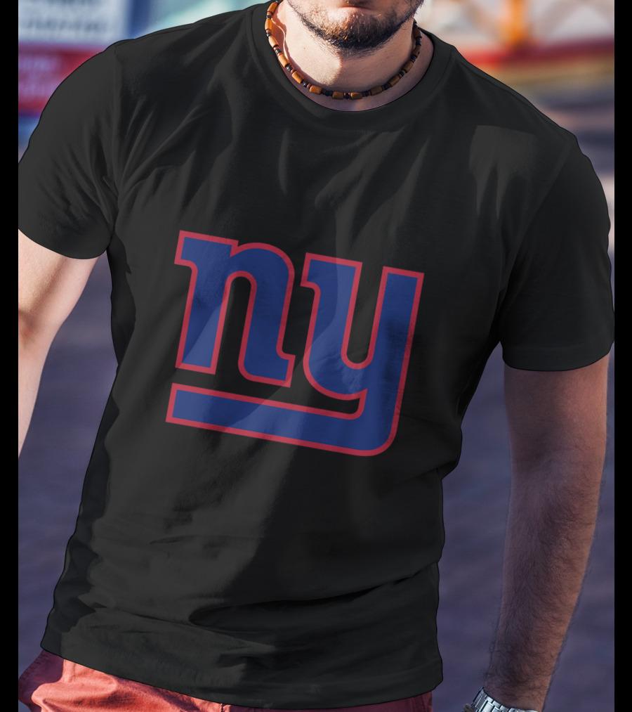 New York Giants Classic Blue And Red T-Shirt