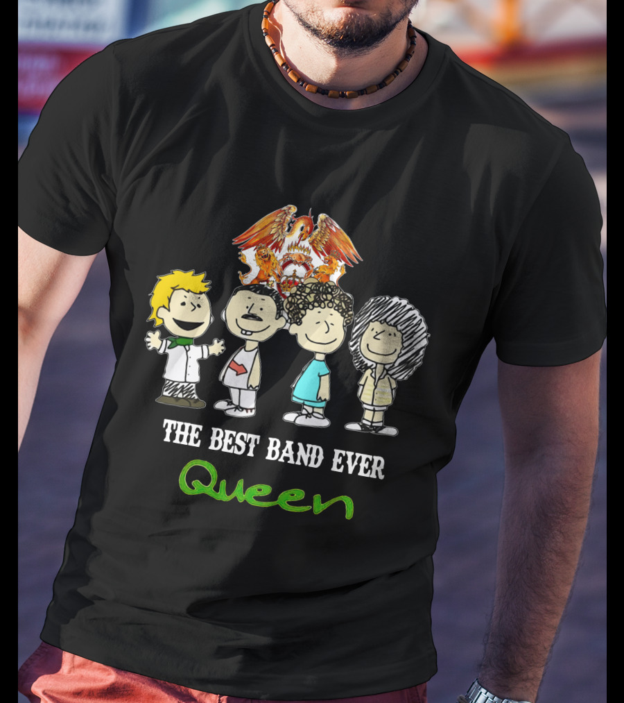 The Best Band Ever Queen Peanuts Snoopy And Friends T-Shirt