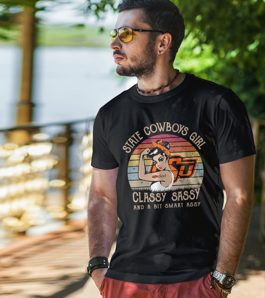 State Cowboys Girl Classy Sassy And A Bit Smart Assy T-Shirt