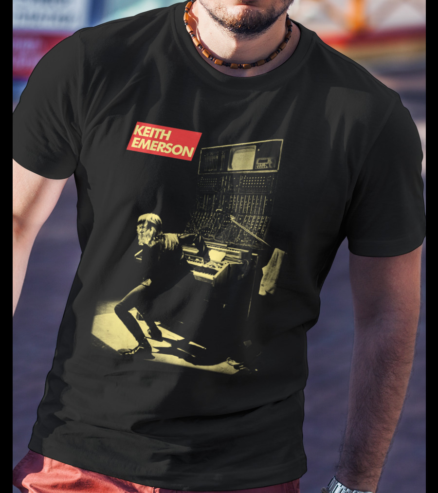 Keith Emerson Vintage Synthesizer Performance T-Shirt