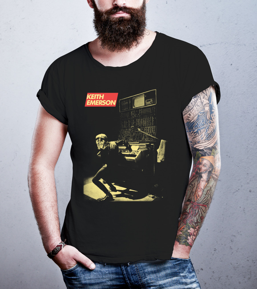 Keith Emerson Vintage Synthesizer Performance T-Shirt