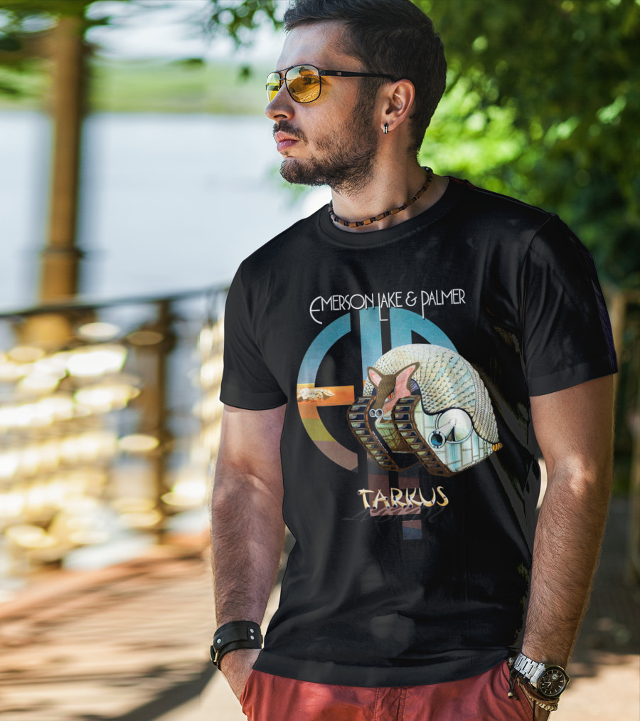 Emerson Lake And Palmer Tarkus Armadillo Tank T-Shirt