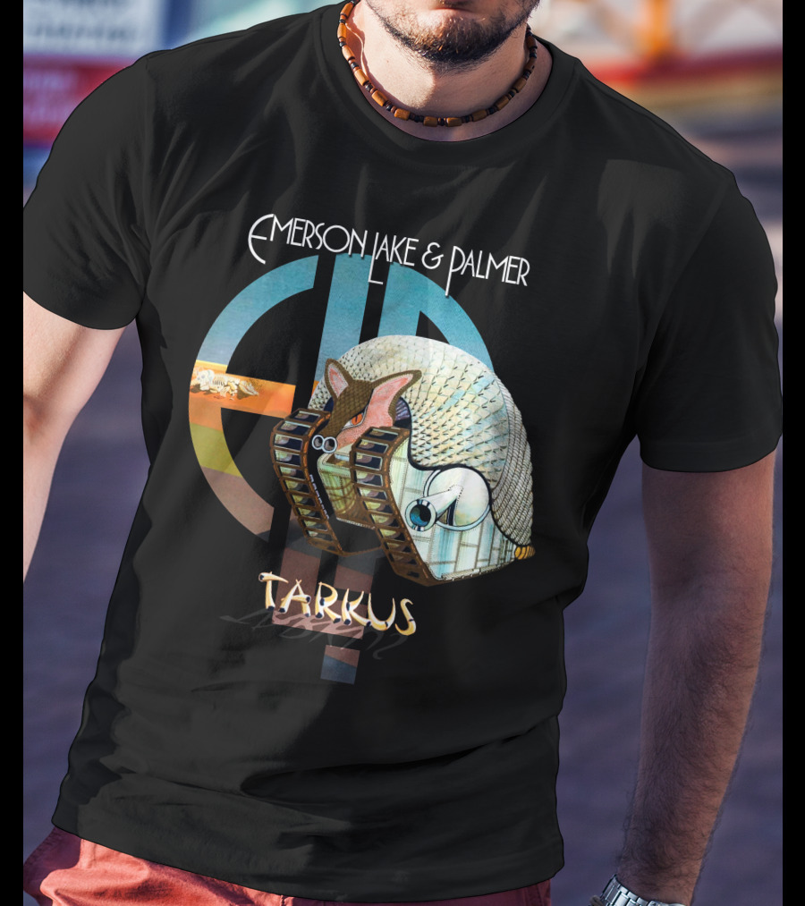 Emerson Lake And Palmer Tarkus Armadillo Tank T-Shirt