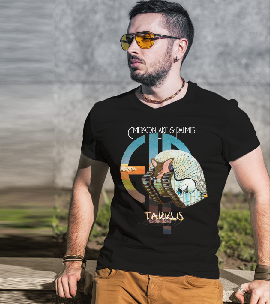 Emerson Lake And Palmer Tarkus Armadillo Tank T-Shirt