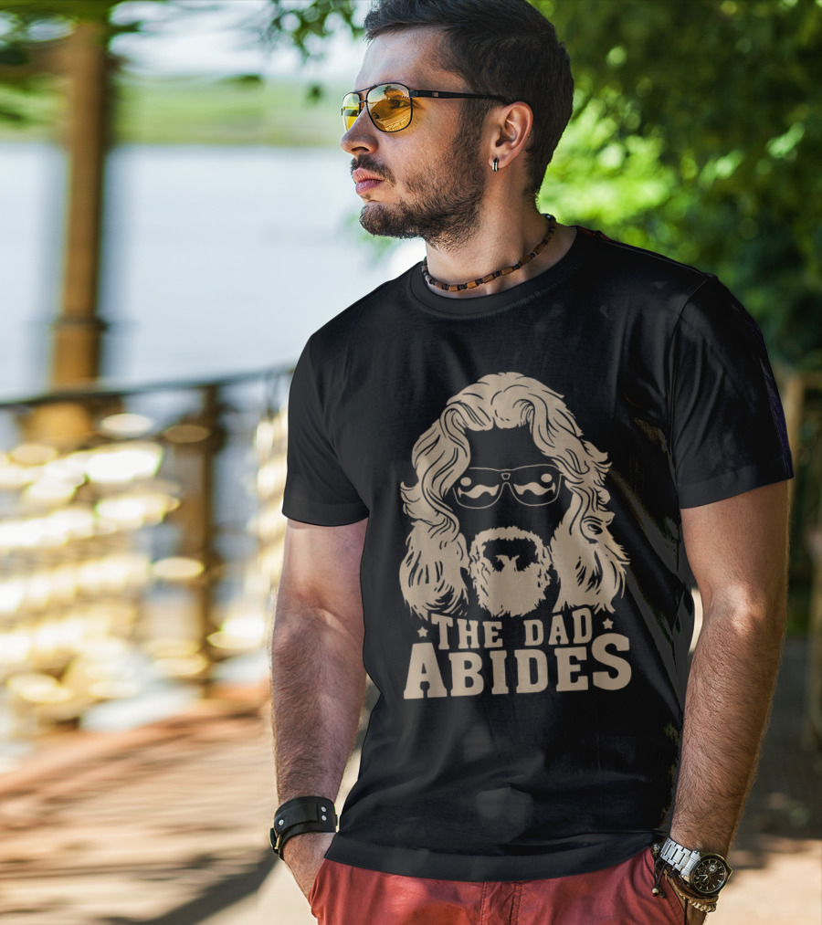 The Dad Abides Big Lebowski T-Shirt