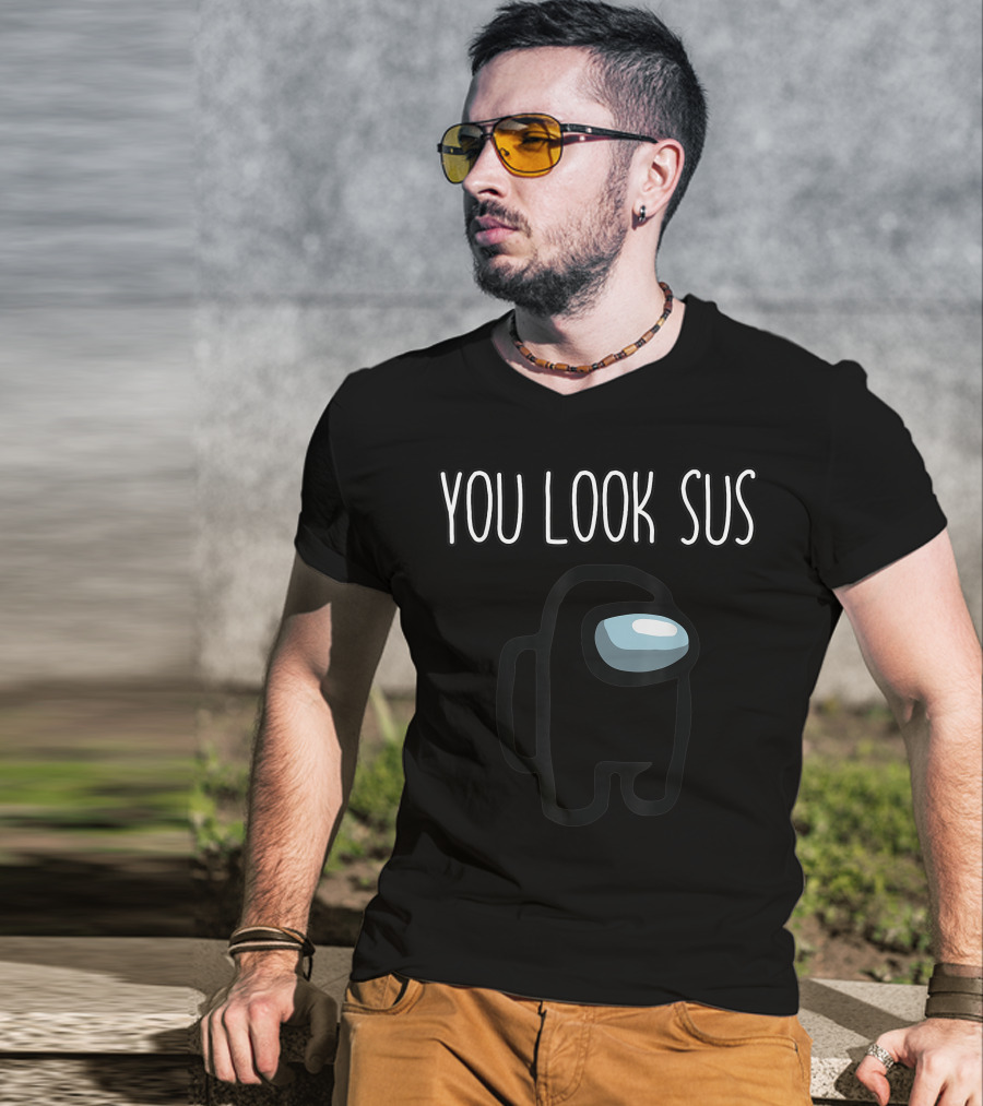 You Look Sus Among Us Game Crewmate T-Shirt