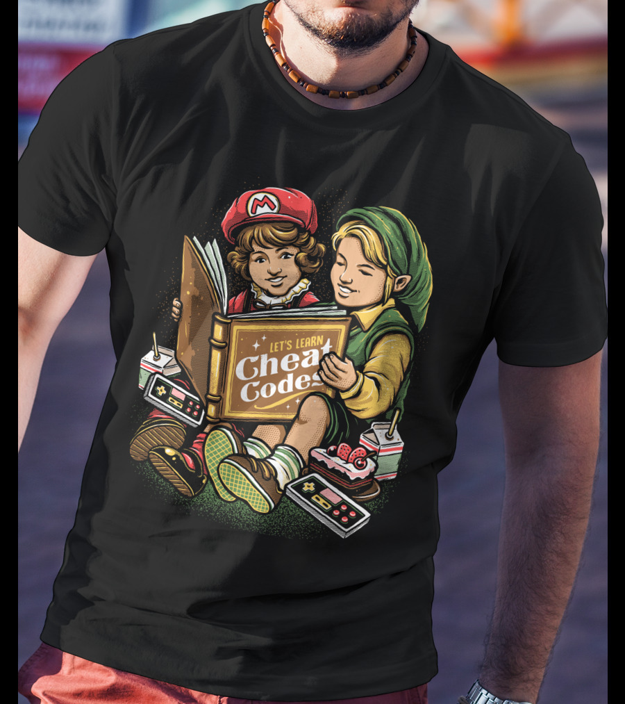 Let's Learn Cheat Codes With Classic Gaming Duo T-Shirt