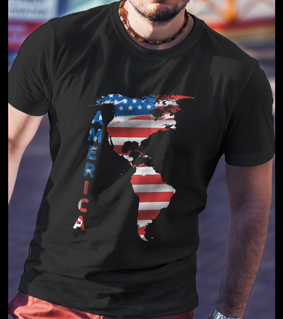 United States Of America Map T-Shirt