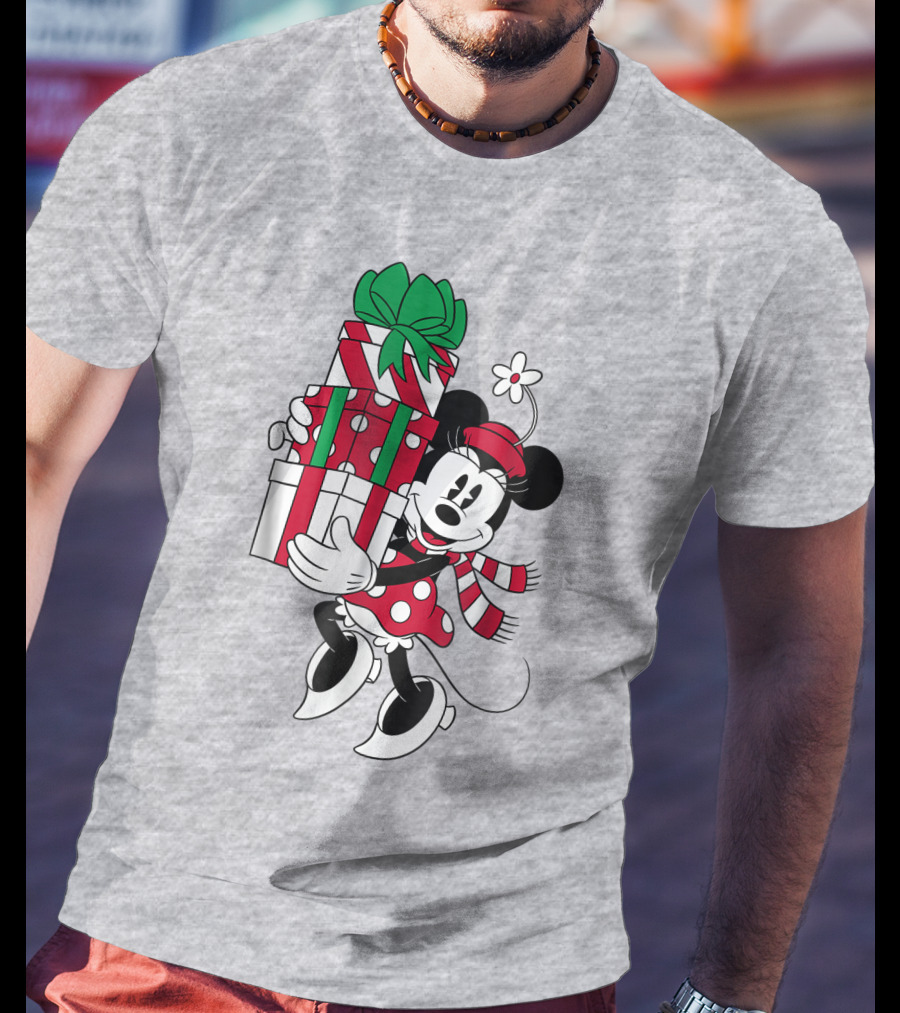 Disney Minnie Mouse Christmas Presents T-Shirt