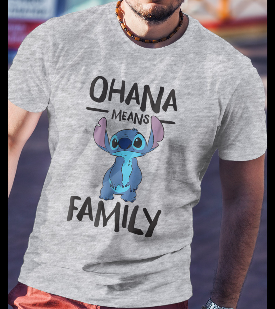 Ohana Means Family Stitch Disney T-Shirt