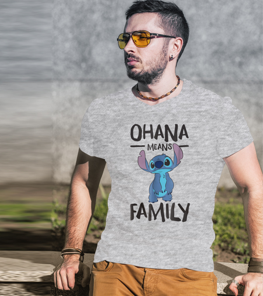 Ohana Means Family Stitch Disney T-Shirt