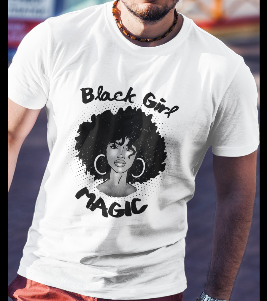 Black Girl Magic Melanin Americans Black Power Pride T-Shirt