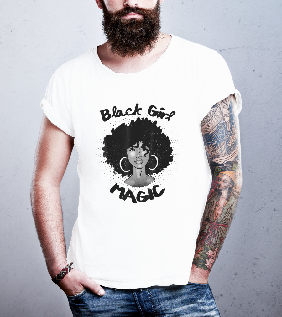 Black Girl Magic Melanin Americans Black Power Pride T-Shirt