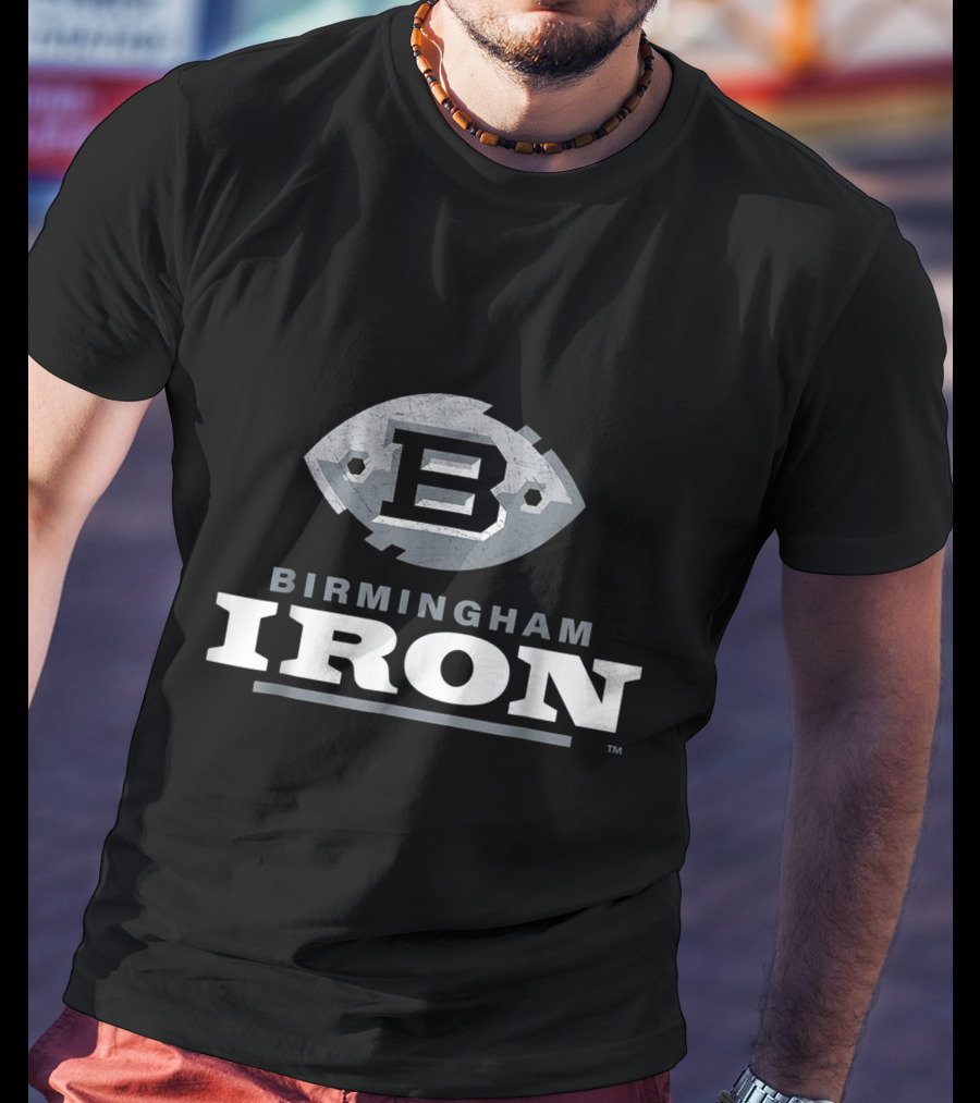 Birmingham Iron Vintage Football Emblem T-Shirt