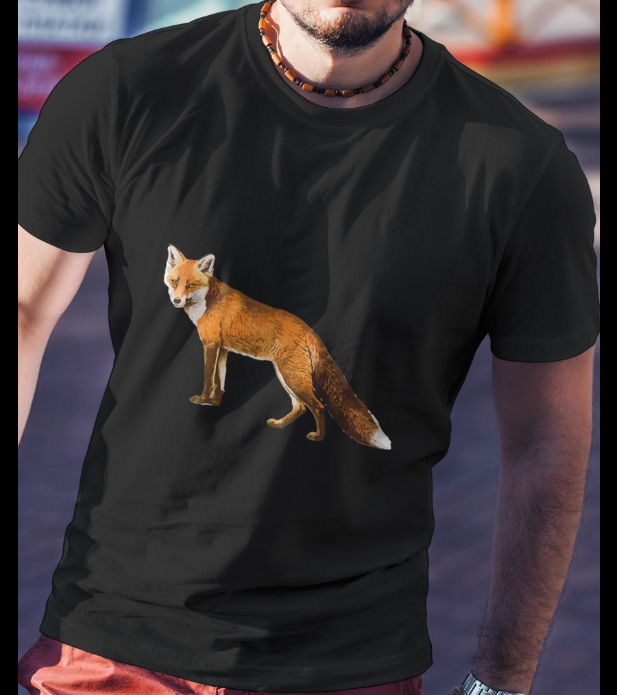Wild Fantastic Fox Realistic Wildlife Forest Creature T-Shirt