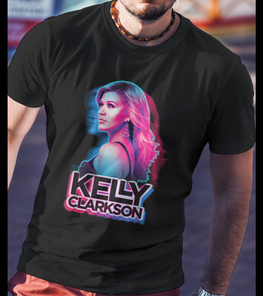 KELLY CLARKSON Retro Neon T-Shirt