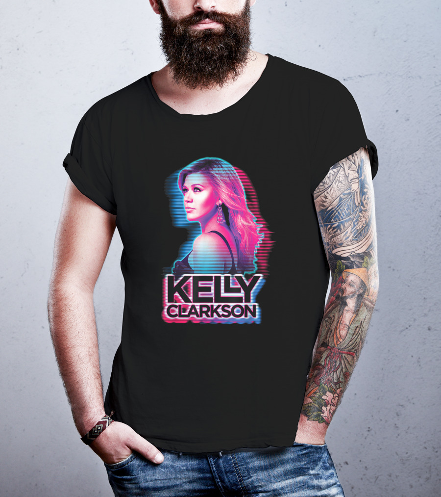 KELLY CLARKSON Retro Neon T-Shirt