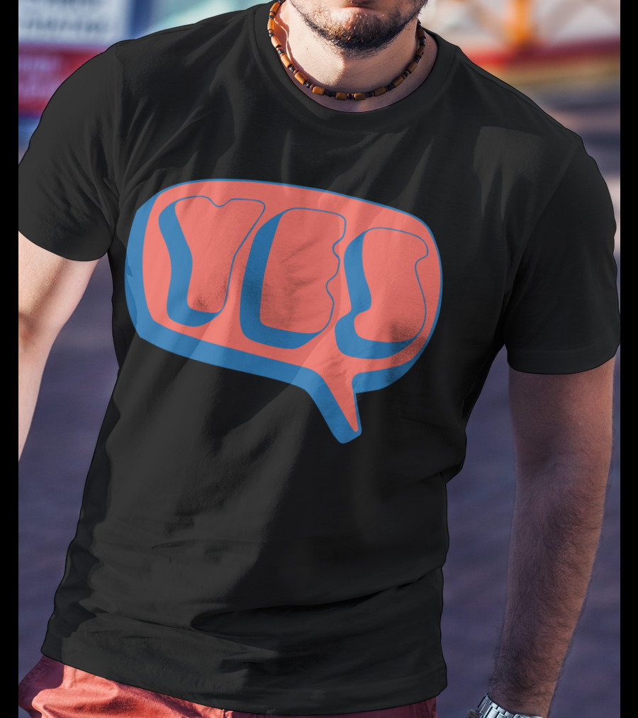 Yes 1969 Album Logo Retro Text Bubble T-Shirt