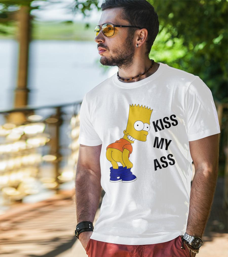 Bart Simpson Kiss My Ass T-Shirt