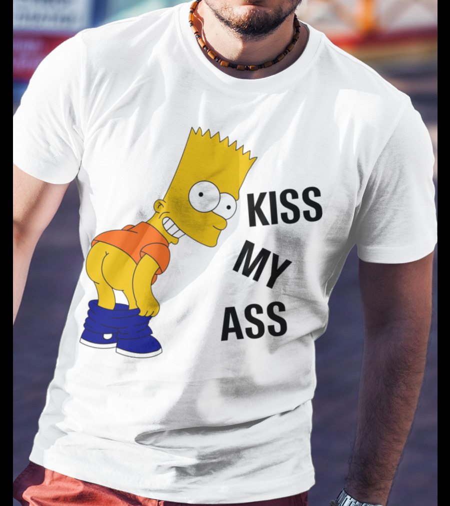 Bart Simpson Kiss My Ass T-Shirt