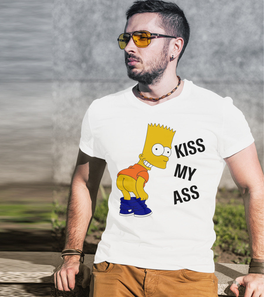 Bart Simpson Kiss My Ass T-Shirt