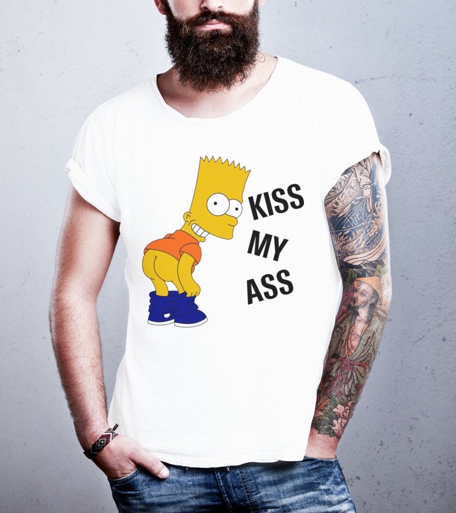 Bart Simpson Kiss My Ass T-Shirt