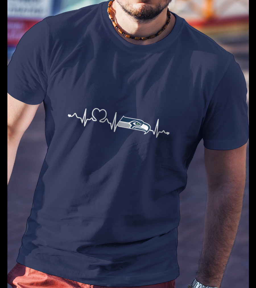 Seattle Seahawks Heartbeat T-Shirt