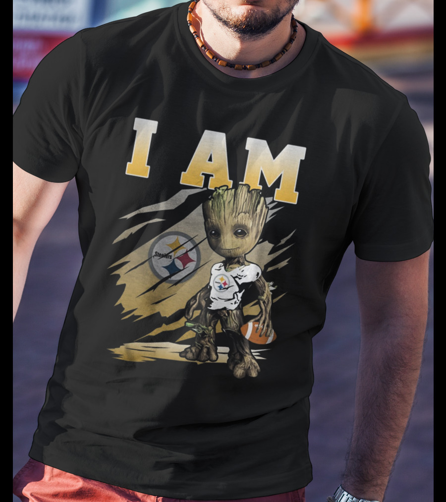 I Am Pittsburgh Steelers Groot Football T-Shirt