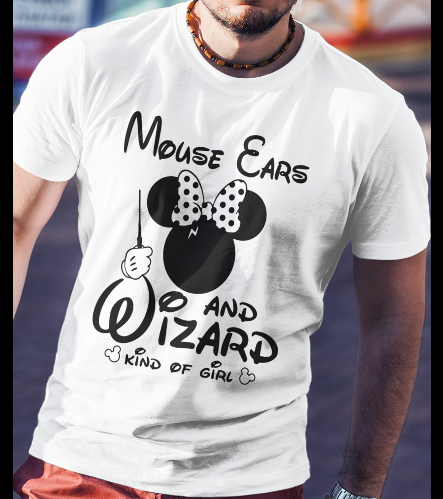 Mouse Ears And Wizard Kind Of Girl T-Shirt