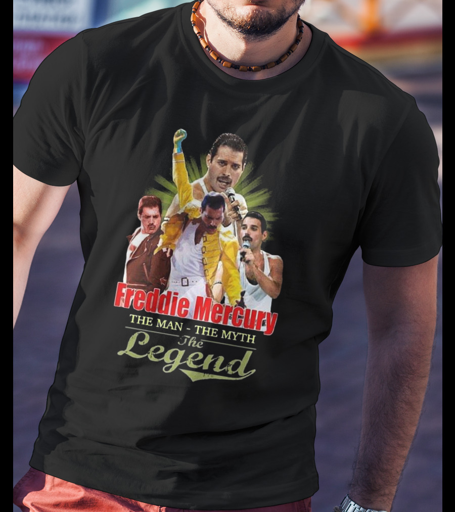 Freddie Mercury The Man The Myth The Legend T-Shirt
