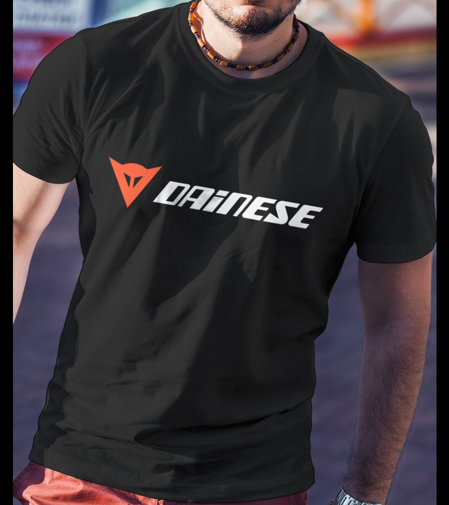 Dainese Logo With Red T-Shirt