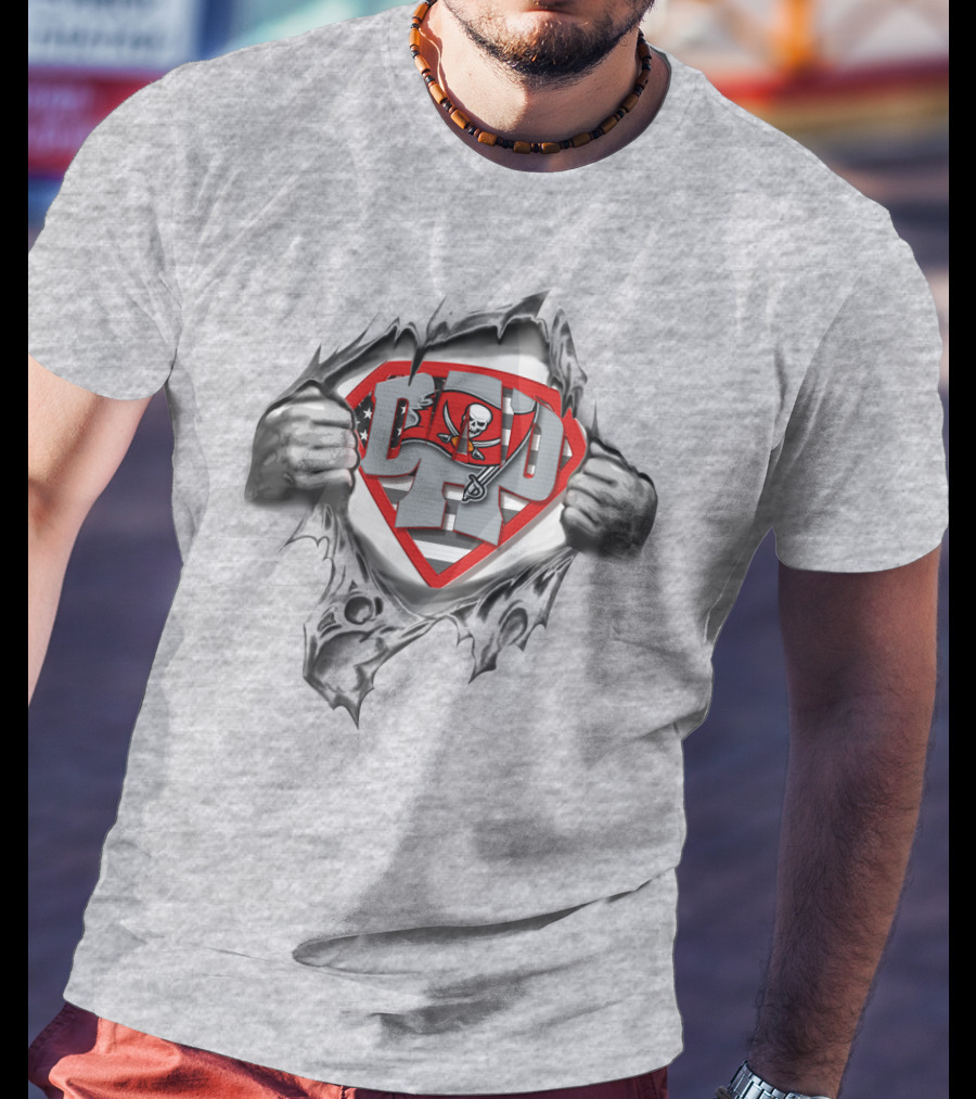 Superdad Tampa Bay Buccaneers Hero Armor T-Shirt