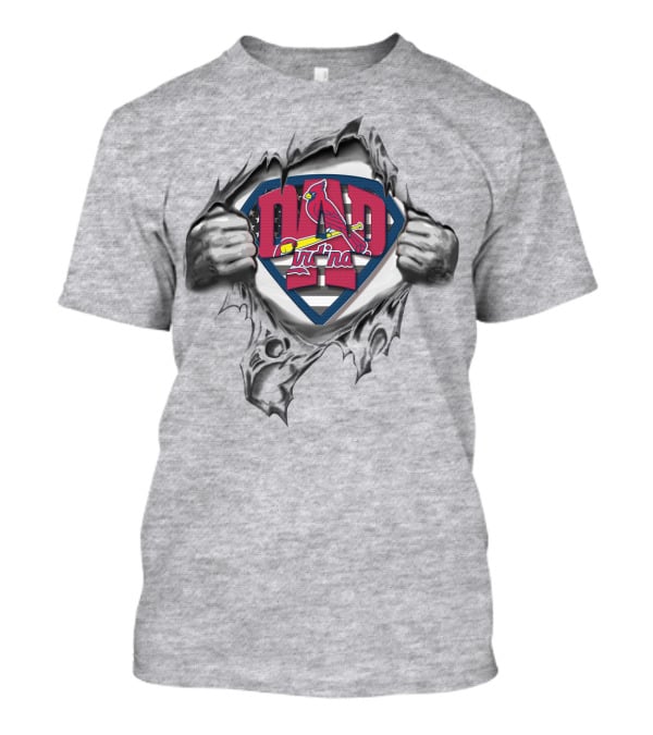 SUPERDAD St. Louis Cardinals Logo Shield T-Shirt